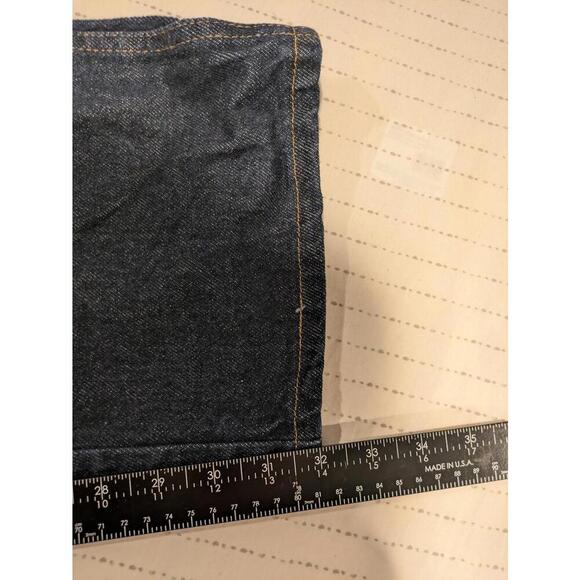 Rustler Classic Straight Leg Dark Denim Jeans Mens 40x32 - Picture 9 of 11